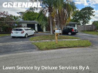 Lawn Care Servicein Sunrise,33322,Yard Cutting by Deluxe Services By A, work completed in Feb , 2026