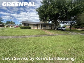 Yard Maintenance in West Palm Beach, 33407, Yard Mowing by Rosa's Landscaping , work completed in Dec , 2025