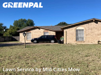 Yard Cuttingin Hurst,76053,Yard Mowing by Mid Cities Mow, work completed in Nov , 2025