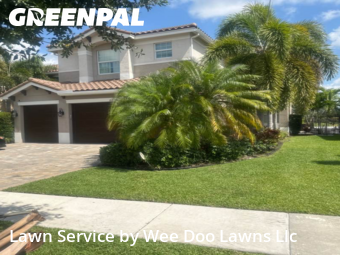 Front Yard Mowing in Boynton Beach, 33473, Yard Maintenance by Wee Doo Lawns Llc, work completed in Nov , 2025