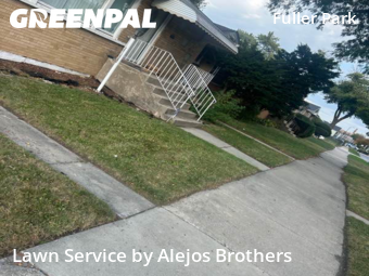 Lawn Servicein Chicago,60609,Grass Cutting by Alejos Brothers, work completed in Dec , 2025