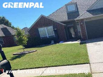 Yard Work in Broken Arrow, 74014, Yard Management by V&M Landscaping, work completed in Oct , 2025
