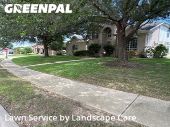 Lawn Mowin Keller,76248,Yard Cutting by Landscape Care, work completed in Jul , 2026