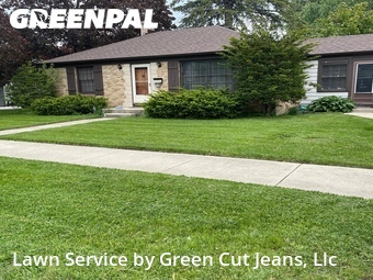 Lawn Mowingin Elgin,60120,Grass Cutting by Green Cut Jeans, Llc, work completed in Jun , 2026