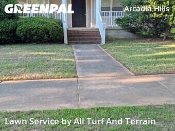 Lawn mowed in Greenville, 29607