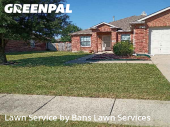 Lawn Maintenancein Wylie,75098,Lawn Mow by Bans Lawn Services , work completed in Nov , 2025
