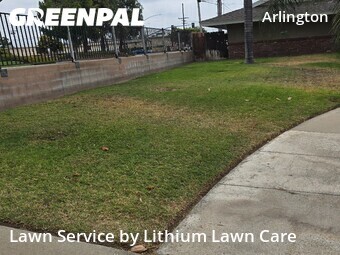 Lawn mowing work completed in Riverside, CA