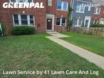 Completed mowing work