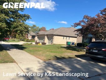 Yard Cuttingin Orland Park,60467,Lawn Mow by K&S Landscaping, work completed in Nov , 2025