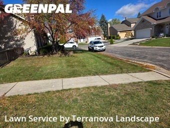 Landscaping Maintenance in Bartlett, 60103, Backyard Mowing by Terranova Landscape, work completed in Nov , 2025