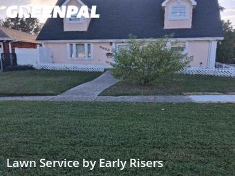 Backyard Mowing in Metairie, 70002, Front Yard Mowing by Early Risers, work completed in Nov , 2025