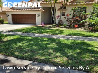 Lawn Carein Plantation,33322,Lawn Cutting by Deluxe Services By A, work completed in Jun , 2026