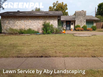 Lawn Cuttingin Richardson,75080,Lawn Care by Aby Landscaping, work completed in Dec , 2025