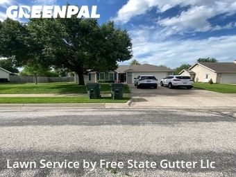 Lawn Carein Lawrence,66047,Grass Cut by Free State Gutter Llc, work completed in Jul , 2026