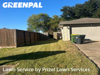 Lawn Care Servicein Pearland,77584,Lawn Cut by Prizel Lawn Services, work completed in Dec , 2025