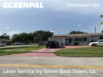 Work completed by professional-lawn-care-service-in-Hollywood-CA