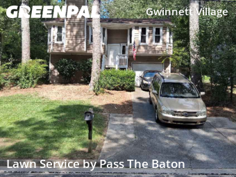 Property Maintenance in Norcross, 30071, Yard Mowing by Pass The Baton, work completed in Nov , 2025