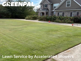 Yard Cutting in Hoover, 35226, Yard Care by Accelerated Mowers , work completed in Dec , 2025