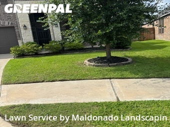 Lawn Cutin Cypress,77429,Lawn Mow by Maldonado Landscapin, work completed in Jun , 2026