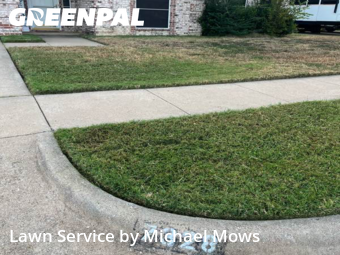 Grass Cuttingin North Richland Hills,76182,Lawn Mow by Michael Mows, work completed in Dec , 2025