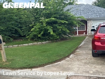 Lawn Cutin Denton,76209,Lawn Mowing Service by Lopez Lawn, work completed in Jun , 2026