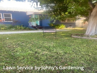 Front Yard Mowing in Burbank, 91505, Grass Care by Johny's Gardening, work completed in Nov , 2025