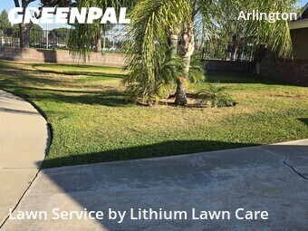 Lawn mowing work completed in Riverside, CA