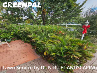 Lawn Cuttingin Doral,33178,Grass Cut by DUN-RITE LANDSCAPING, work completed in Dec , 2025