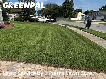 Grass Cutin Oviedo,32766,Yard Mowing by 2 Palms Lawn Care, work completed in Jun , 2026