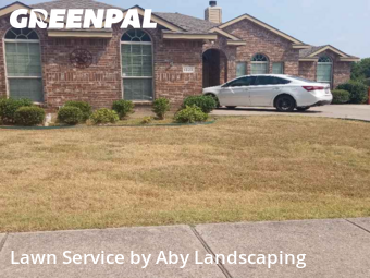 Lawn Mowing Servicein Wylie,75098,Lawn Care by Aby Landscaping, work completed in Nov , 2025