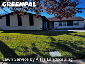 Yard Mowingin Irving,75062,Lawn Mowing by Alfas Landscaping, work completed in Dec , 2025