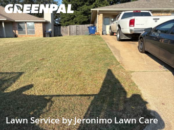 Lawn Maintenancein Burleson,76028,Grass Cut by Jeronimo Lawn Care , work completed in Jan , 2026