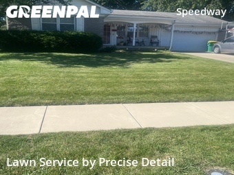 Lawn mowed in Speedway, 46224