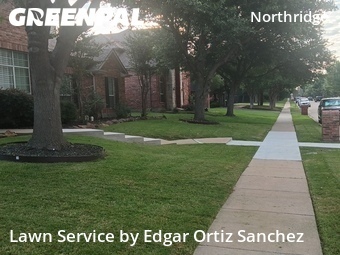 Yard Mowingin Frisco,75034,Grass Cutting by Edgar Ortiz Sanchez, work completed in Jun , 2026