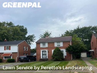 Lawn Care in Maple Heights, 44137, Backyard Mowing by Peretto’s Landscaping, work completed in Nov , 2025