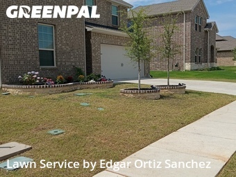 Yard Cuttingin Garland,75043,Lawn Care by Edgar Ortiz Sanchez, work completed in Jun , 2026