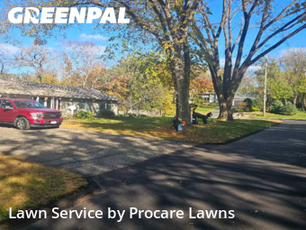 Backyard Mowing in Minnetonka, 55345, Yard Management by Procare Lawns, work completed in Nov , 2025