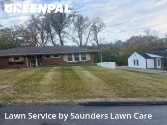 Yard Cuttingin Ferguson,63135,Lawn Service by Saunders Lawn Care, work completed in Dec , 2025