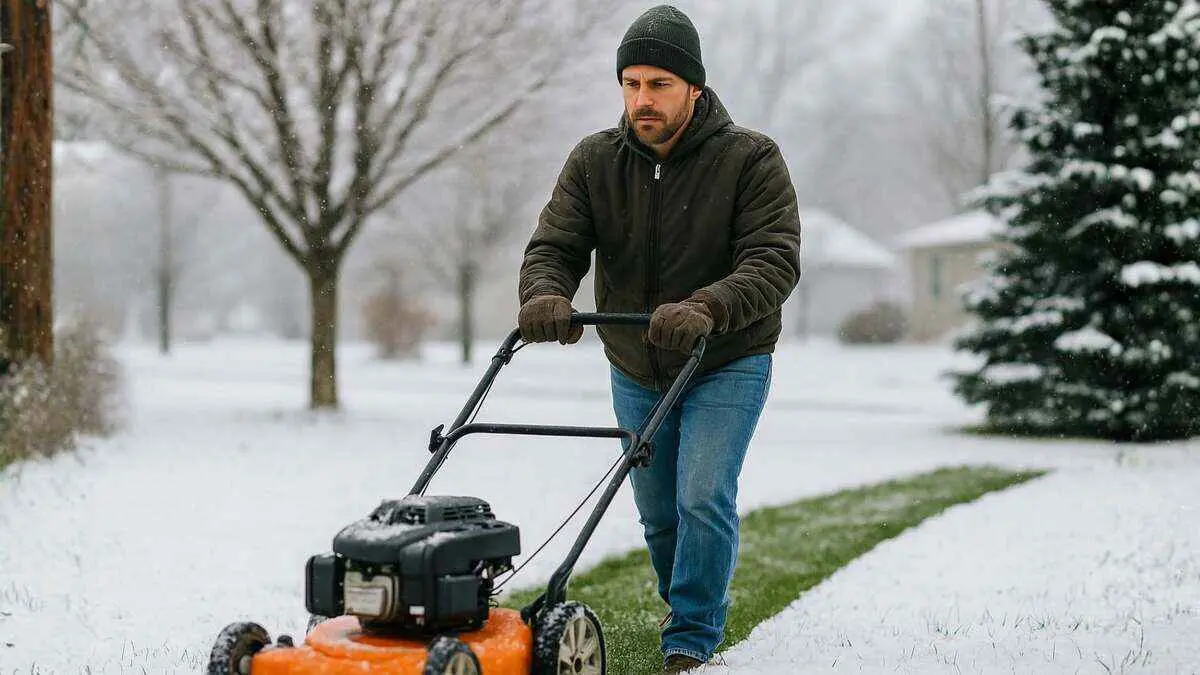 What are some lawn tips for winter months?