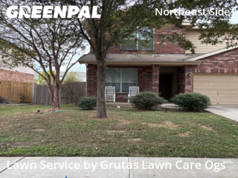 Lawn Servicein Cibolo,78108,Grass Cutting by Grutas Lawn Care Ogs, work completed in Dec , 2025