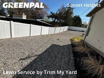 Lawn mowed in Orem, 84058
