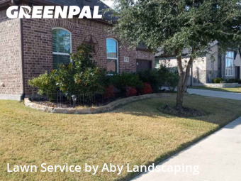 Landscape Design In Mc Kinney,75070,Landscaping Installation by Aby Landscaping, work completed in Nov , 2025