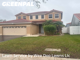 Lawn Mowin Weston,33326,Lawn Cut by Wee Doo Lawns Llc, work completed in Dec , 2025