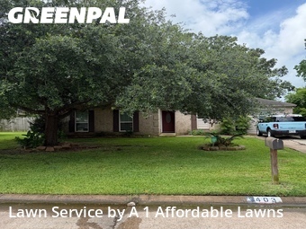 Grass Cuttingin Friendswood,77546,Lawn Mowing by A 1 Affordable Lawns, work completed in Jul , 2026
