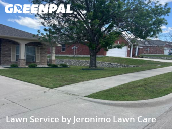 Yard Cuttingin Benbrook,76126,Lawn Service by Jeronimo Lawn Care , work completed in Jan , 2026