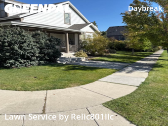 Backyard Mowing in South Jordan, 84009, Grass Cutting by Relic801llc, work completed in Nov , 2025