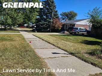 Backyard Mowing in Westland, 48186, Grass Care by Tima And Me, work completed in Nov , 2025