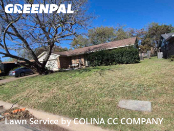 Lawn Cutin Denton,76209,Lawn Maintenance by COLINA CC COMPANY, work completed in Nov , 2025
