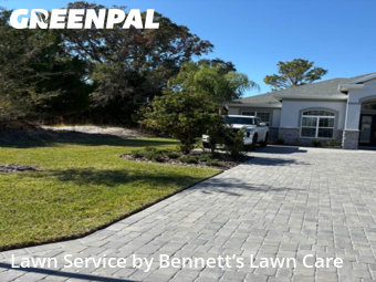 Front Yard Mowing in Palm Coast, 32137, Property Maintenance by Bennett’s Lawn Care , work completed in Nov , 2025
