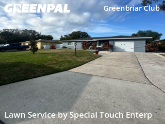 Yard Mowingin Clearwater,33763,Lawn Mow by Special Touch Enterp, work completed in Jan , 2026